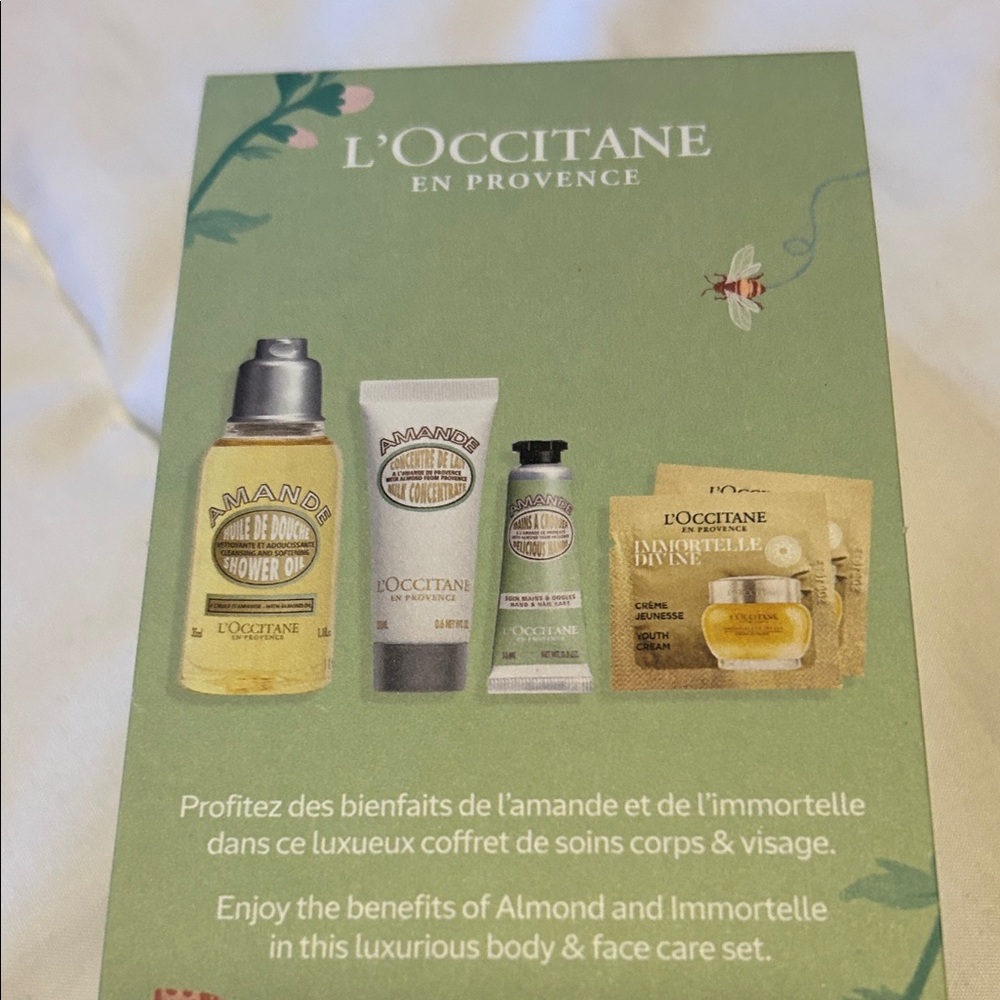 L'OCCITANE Almond & Immortelle Skincare Collection